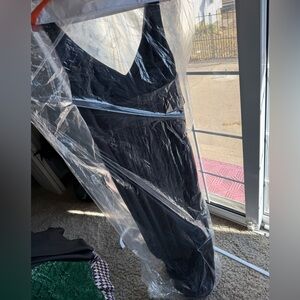 David’s bridal gray bridesmaid dress size 14